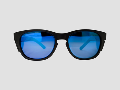 Evo Blue Black - Matte Black and Blue Lenses