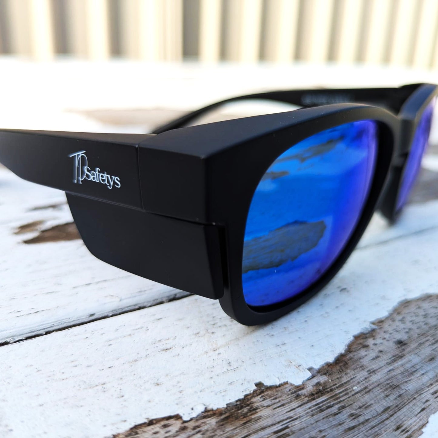 Evo Blue Black - Matte Black and Blue Lenses