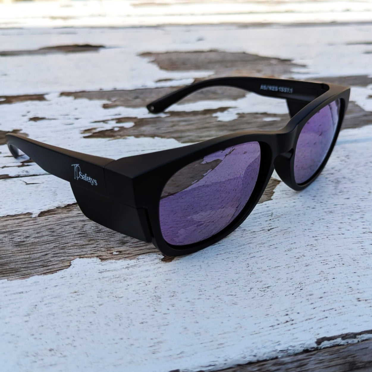 Evo Purple Black - Matte Black and Purple Lenses